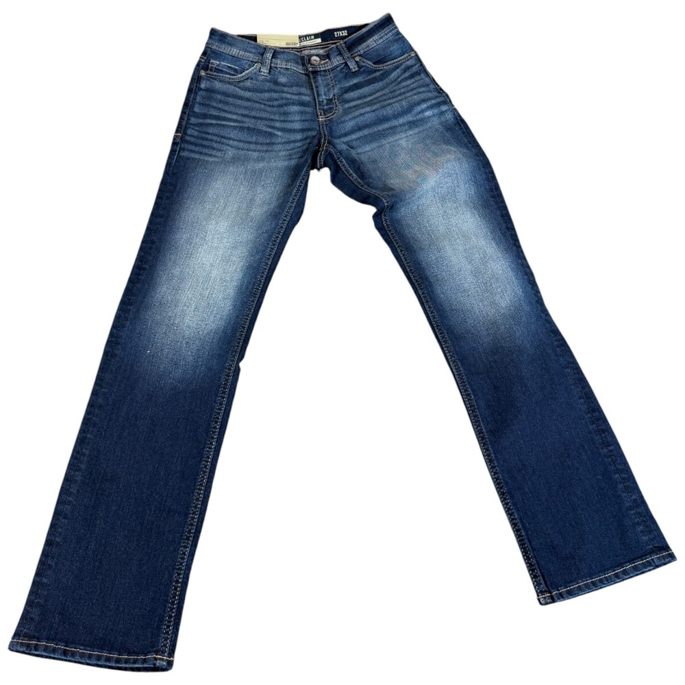 Buckle Reclaim Regular Fit Straight Jeans Mens 27x32 (27x31) Blue‎ Denim Stretch